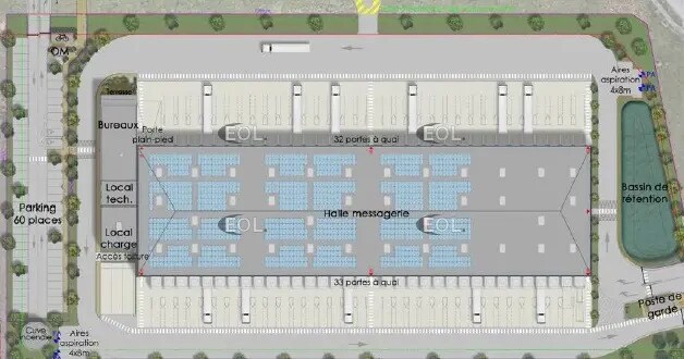 Industriel/Logistique dans Colombier-Saugnieu à louer - Plan d’étage – Image 2 sur 2