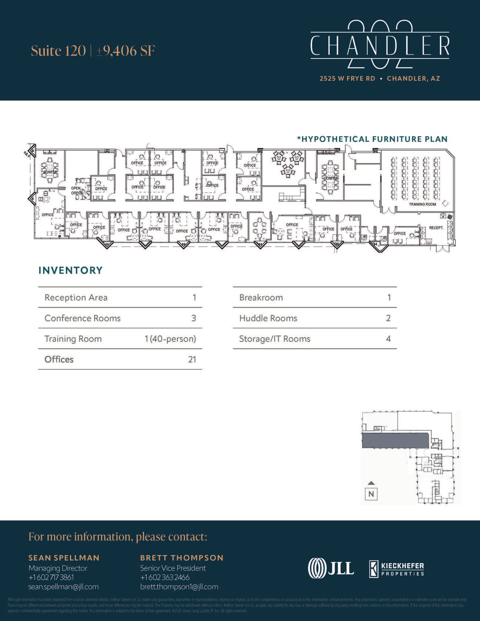 2525 W Frye Rd, Chandler, AZ à louer Plan d’étage– Image 1 sur 1