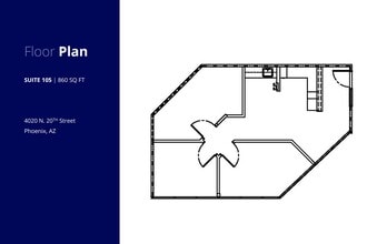 4020 N 20th St, Phoenix, AZ à louer Plan d’étage– Image 1 sur 1