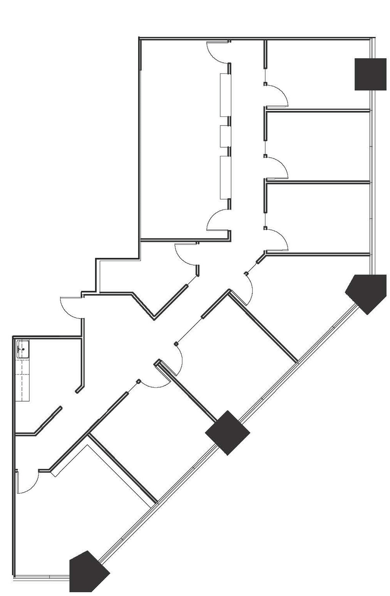 1801 Broadway, Denver, CO à louer Plan d’étage– Image 1 sur 1