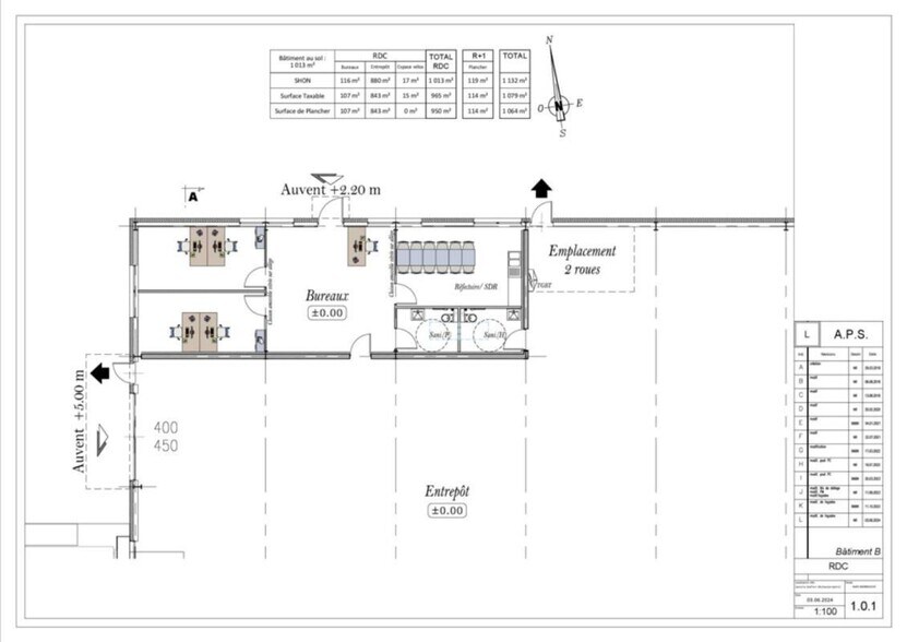 Local d’activités dans Saint Quentin Fallavier à louer - Plan d’étage – Image 2 sur 2