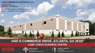 Plus de détails pour 4400 N Commerce Dr, Atlanta, GA - Industriel/Logistique à vendre