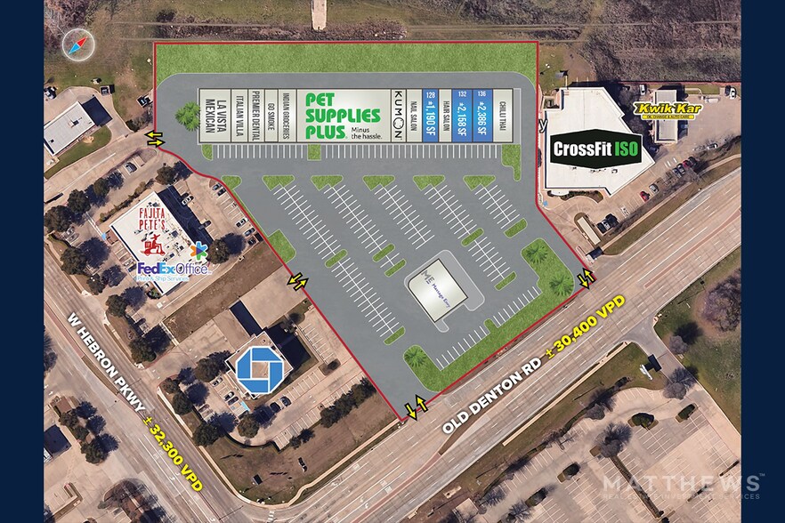 1008-1012 E Hebron Pky, Carrollton, TX à louer - Photo de l’immeuble – Image 3 sur 4