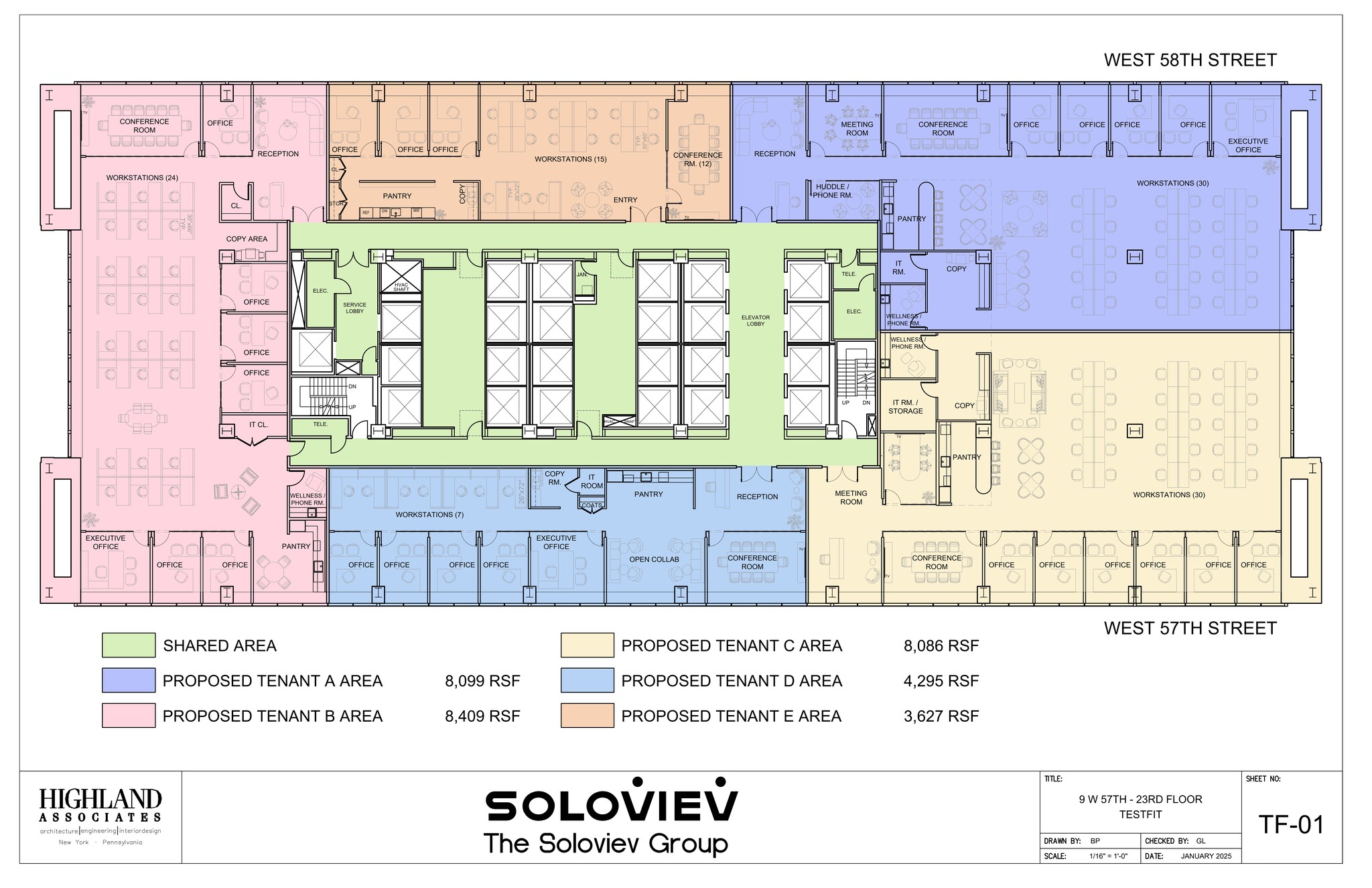 9 W 57th St, New York, NY à louer Plan de site– Image 1 sur 19
