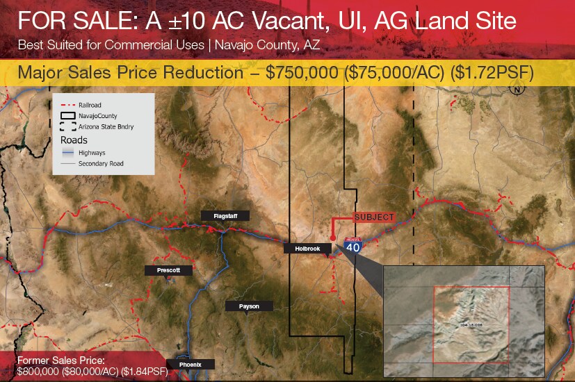 ±10 AC Vacant Land Navajo County, AZ, Hereford, AZ à vendre Photo de l’immeuble– Image 1 sur 2