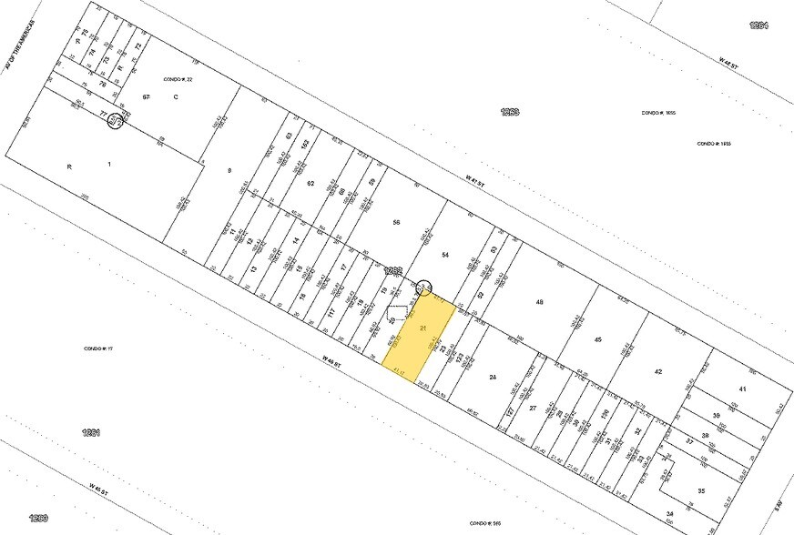 33 W 46th St, New York, NY à louer - Plan cadastral – Image 2 sur 6