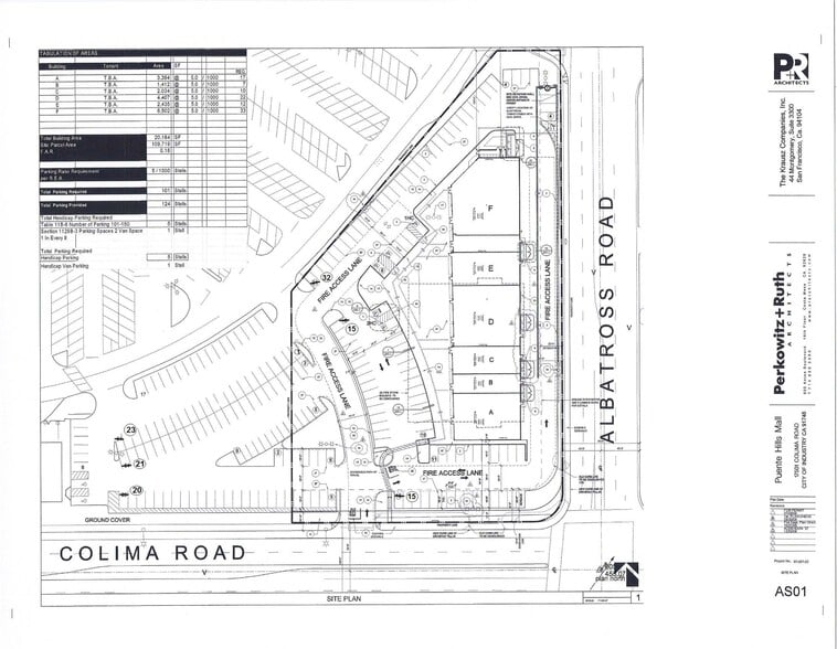 17501 Colima Rd, City Of Industry, CA à louer - Plan de site – Image 1 sur 6