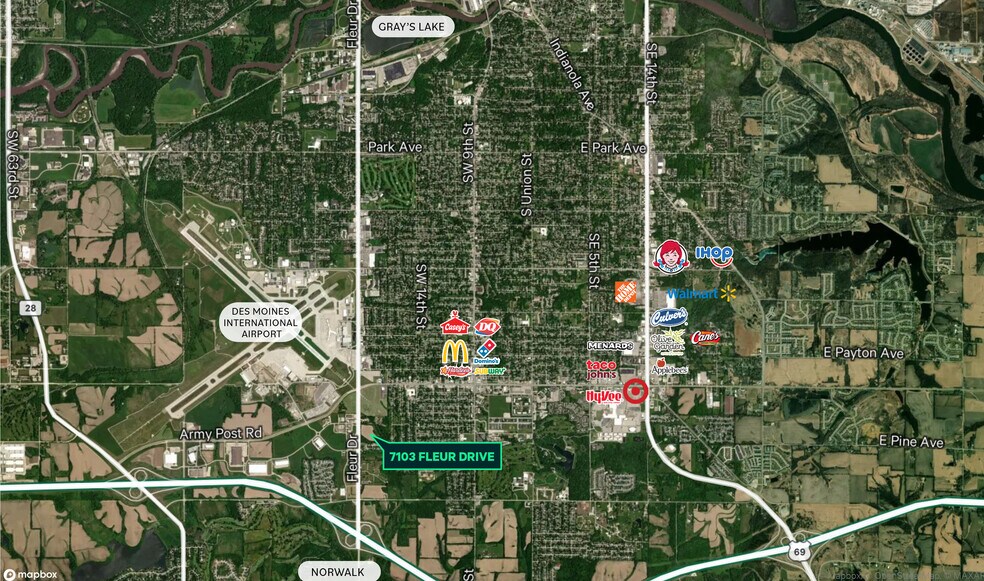 7103 Fleur, Des Moines, IA à vendre - Photo de l’immeuble – Image 2 sur 2