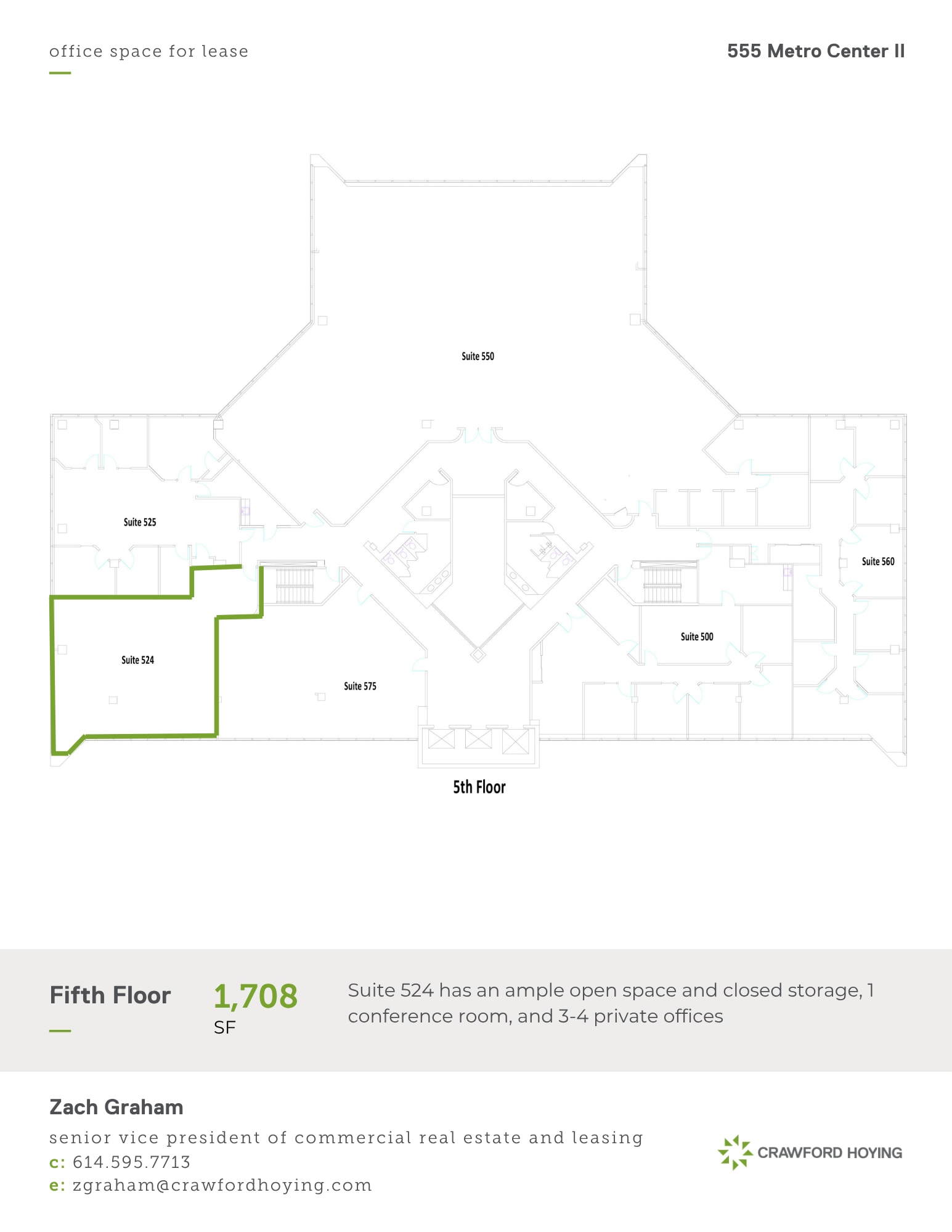 555 Metro Pl N, Dublin, OH à louer Plan d’étage– Image 1 sur 3