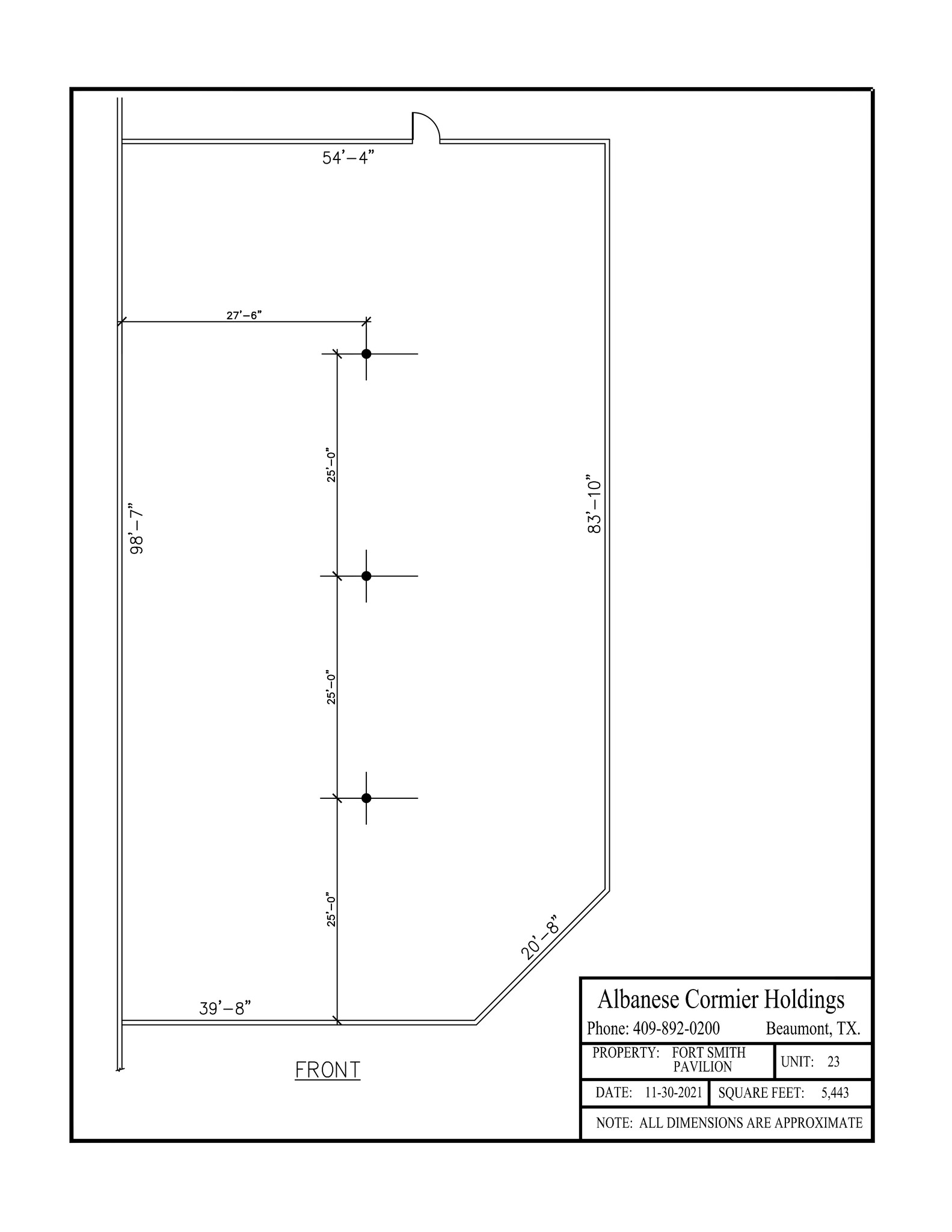 3955-4195 Phoenix Ave, Fort Smith, AR à louer Plan de site– Image 1 sur 1