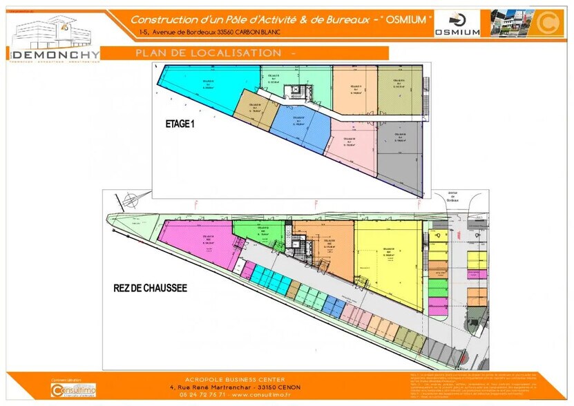 Bureau dans Carbon-Blanc à vendre - Plan de site – Image 2 sur 6