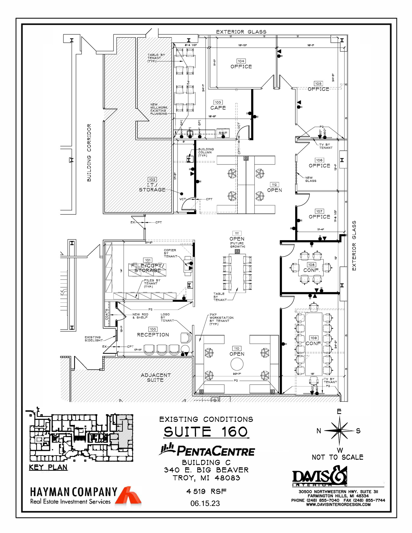 340 E Big Beaver Rd, Troy, MI à louer Plan d’étage– Image 1 sur 1