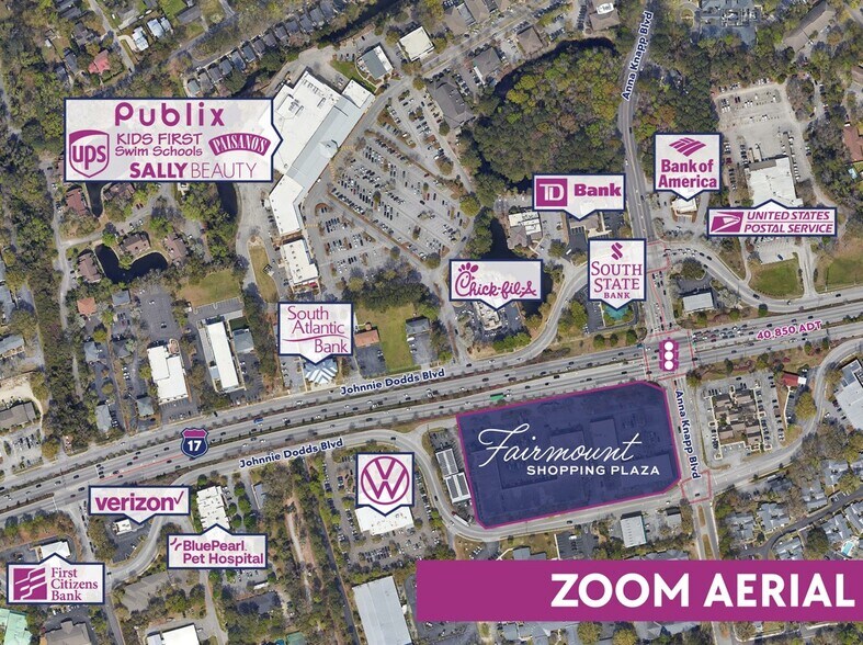 1035 Johnnie Dodds Blvd, Mt Pleasant, SC à louer - Aérien – Image 3 sur 23