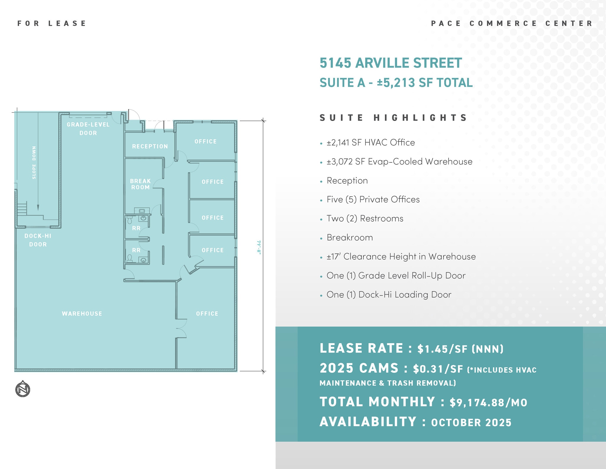 5140 Rogers St, Las Vegas, NV à louer Plan d’étage– Image 1 sur 1