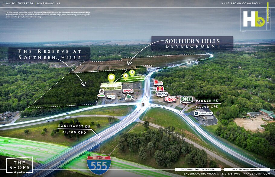 3106 Southwest Drive, Jonesboro, AR à louer - Aérien – Image 3 sur 5