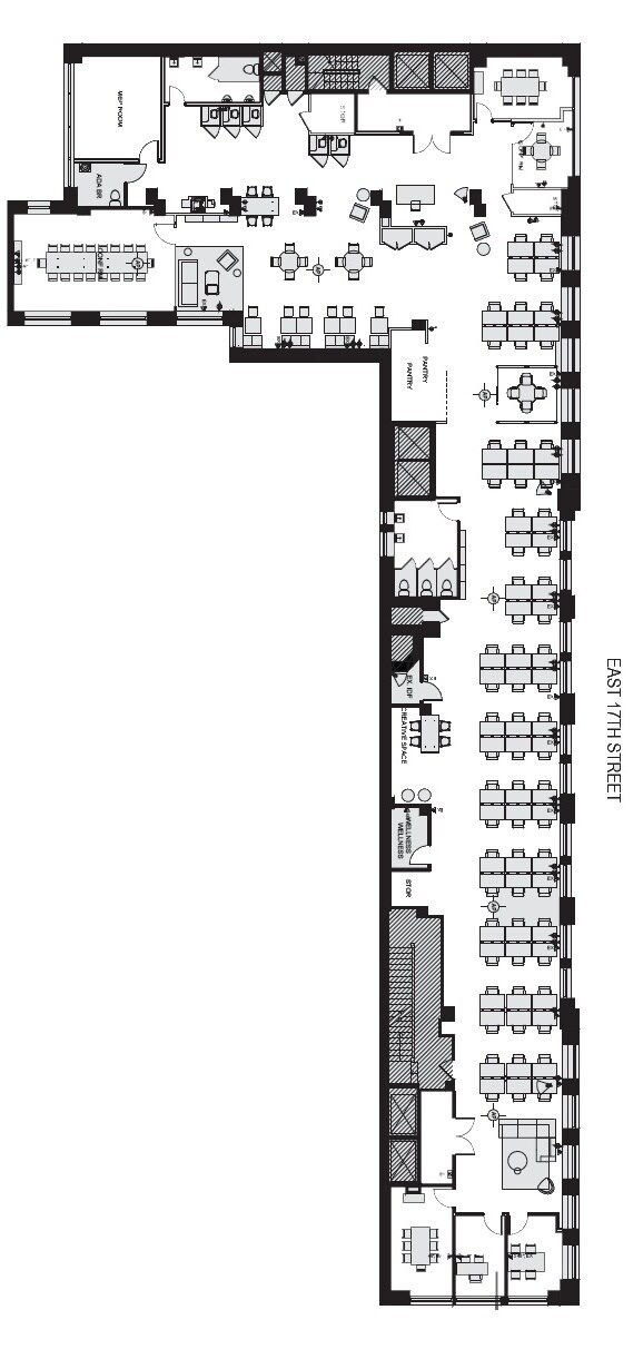 41 Union Sq W, New York, NY à louer Plan d’étage– Image 1 sur 3