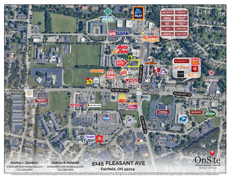 5145 Pleasant Ave, Fairfield, OH à vendre - Aérien – Image 2 sur 3