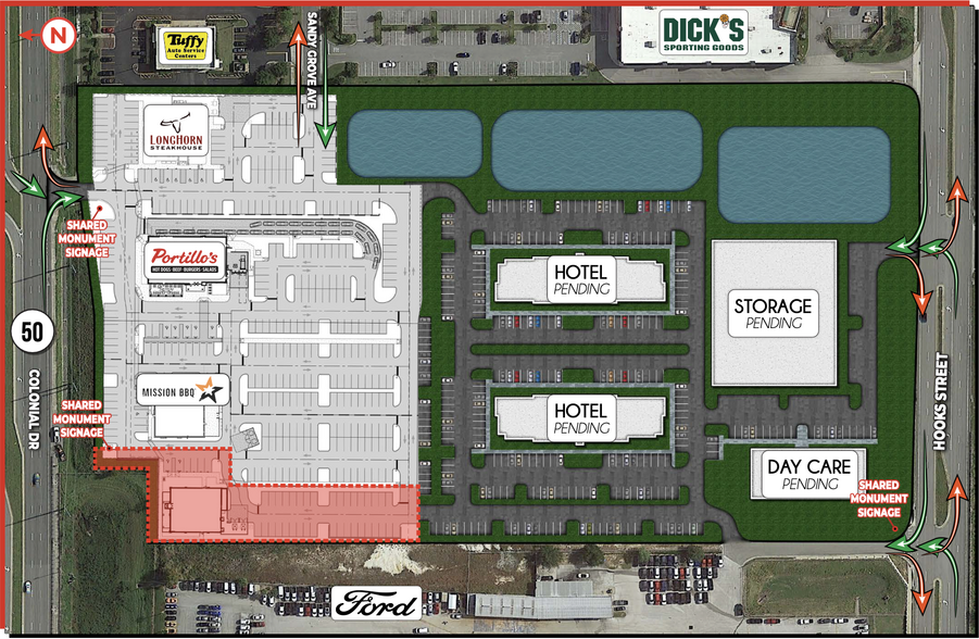 SR 50 & Sandhill View Blvd, Clermont, FL à louer - Plan de site – Image 3 sur 7