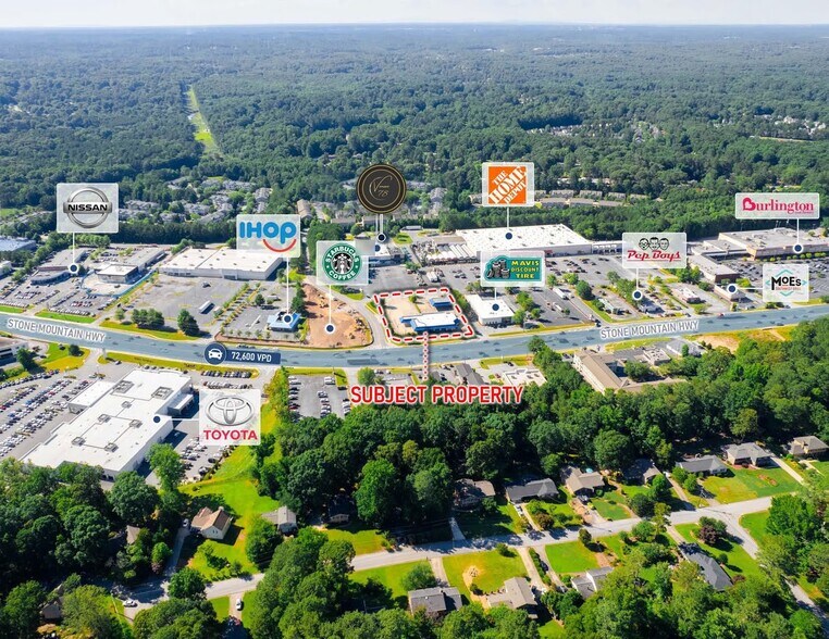 4175 Stone Mountain Highway, Lilburn, GA à vendre - Photo de l’immeuble – Image 2 sur 16