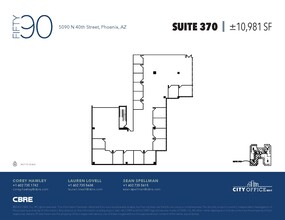 5090 N 40th St, Phoenix, AZ à louer Plan d’étage– Image 1 sur 1