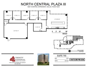 12801 N Central Expy, Dallas, TX à louer Plan d’étage– Image 2 sur 2