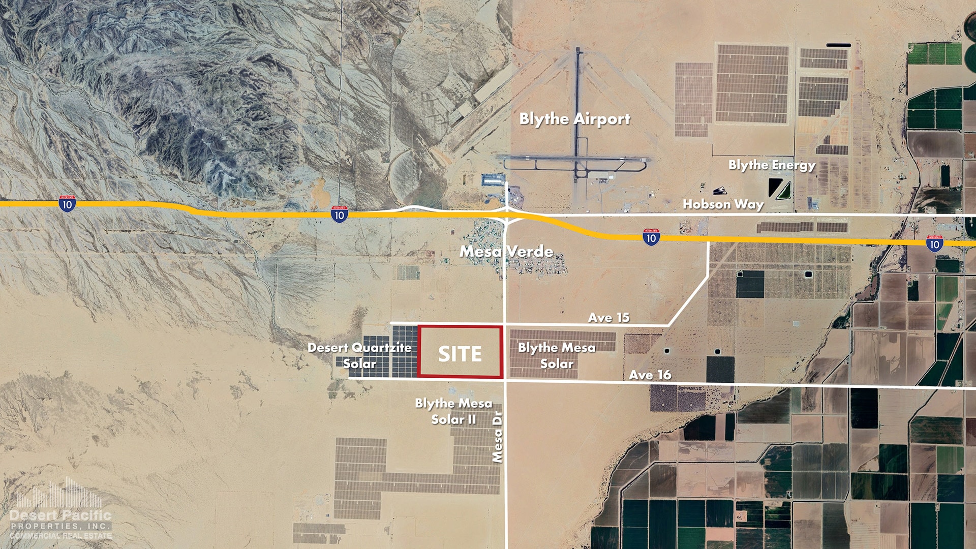 Mesa Dr & 15th ave, Blythe, CA à vendre Aérien– Image 1 sur 4