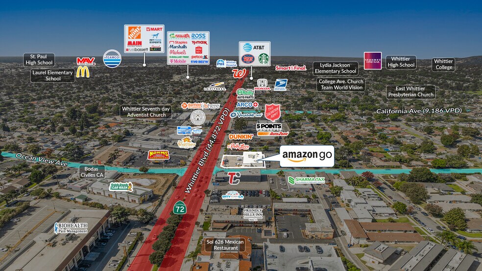 14249 Whittier Blvd, Whittier, CA à vendre - Photo de l’immeuble – Image 3 sur 5