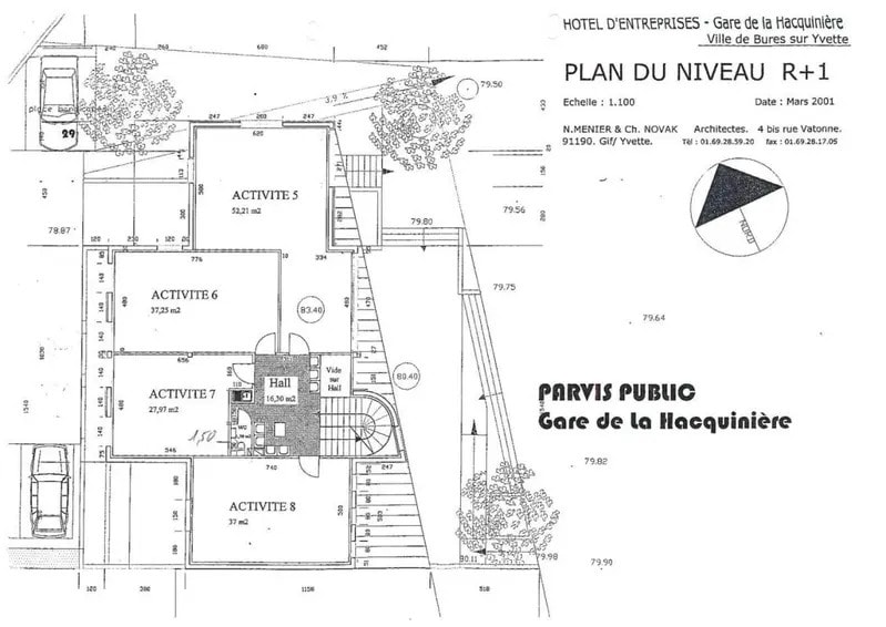 Bureau dans Bures-sur-Yvette à louer - Plan d’étage – Image 3 sur 5
