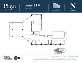 6100 Center Dr, Los Angeles, CA à louer Plan d’étage– Image 1 sur 1