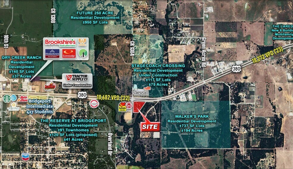 SEC of US-380 & CR-1034, Bridgeport, TX à vendre - Photo de l’immeuble – Image 1 sur 8