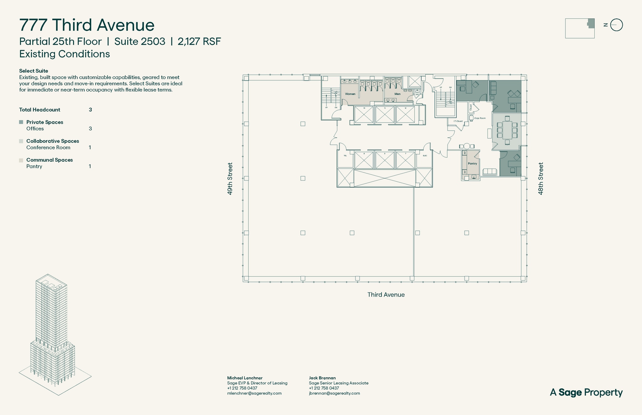 777 Third Ave, New York, NY à louer Plan d’étage– Image 1 sur 1