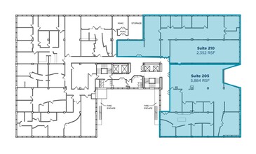 812 Huron Rd E, Cleveland, OH à louer Plan d’étage– Image 1 sur 1