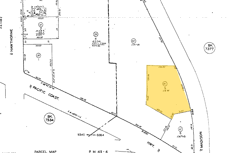3617-3633 Pacific Coast Hwy, Torrance, CA à louer - Plan cadastral – Image 2 sur 5