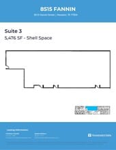 8515 Fannin St, Houston, TX à louer Plan d’étage– Image 2 sur 2