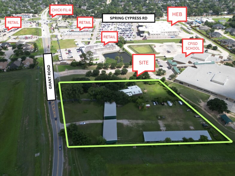 14211 Grant Rd, Cypress, TX à vendre - Photo de l’immeuble – Image 1 sur 5