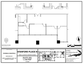 4582 S Ulster St, Denver, CO à louer Plan d’étage– Image 1 sur 1
