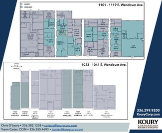 Plus de détails pour 1023-1119 E Wendover Ave, Greensboro, NC - Bureau à louer