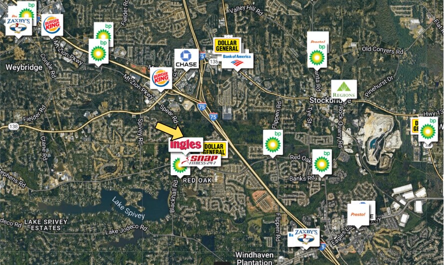 Speer Rd, Stockbridge, GA à vendre - Aérien – Image 3 sur 7