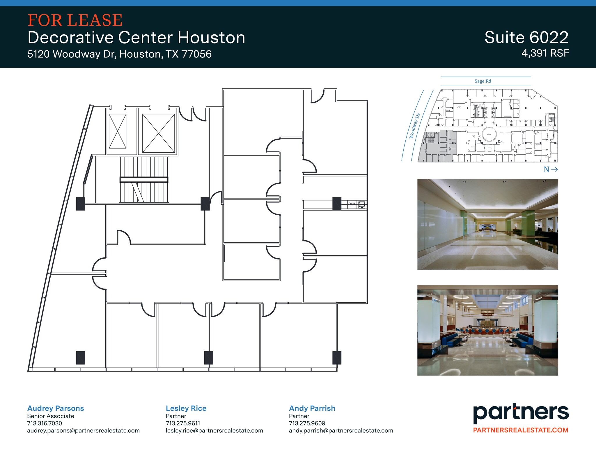 5120 Woodway Dr, Houston, TX à louer Plan de site– Image 1 sur 1