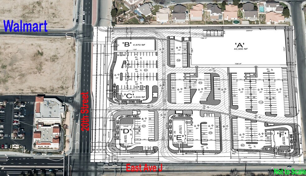 2015 E Avenue J, Lancaster, CA à louer - Aérien – Image 2 sur 3