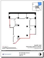 40 University Ave, Toronto, ON à louer Plan d’étage– Image 1 sur 1
