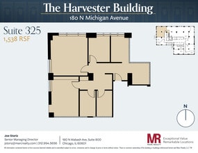 180 N Michigan Ave, Chicago, IL à louer Plan d’étage– Image 1 sur 8