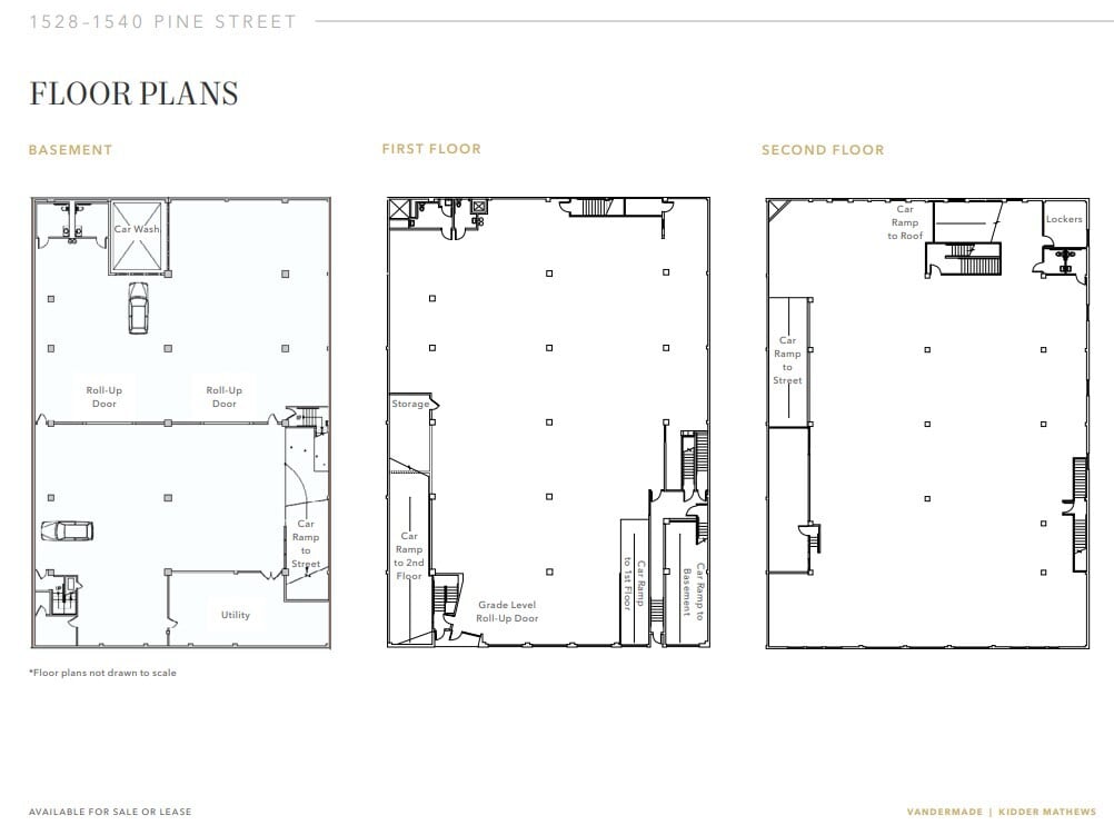 1528-1540 Pine St, San Francisco, CA à louer Plan d’étage– Image 1 sur 2