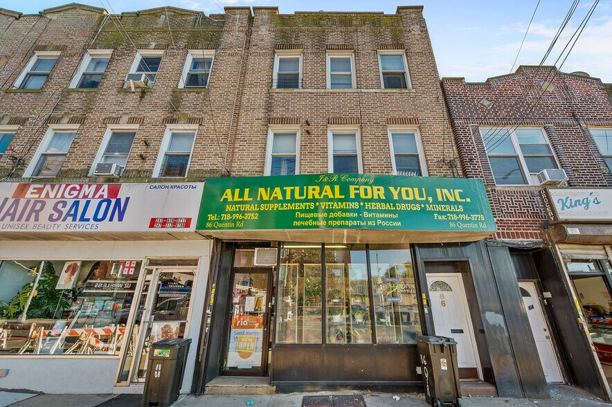 86 Quentin Rd, Brooklyn, NY à louer - Photo de l’immeuble – Image 2 sur 8