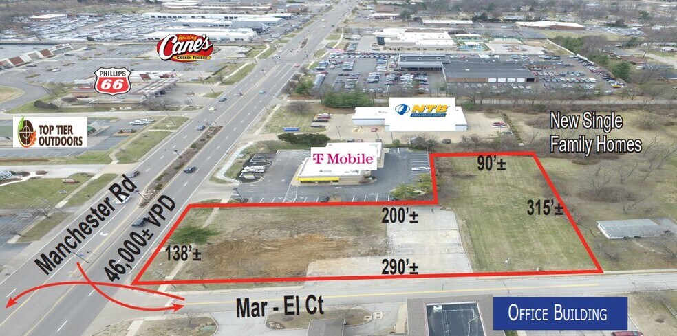 15627 Manchester Rd, Ellisville, MO à vendre - Photo de l’immeuble – Image 2 sur 5