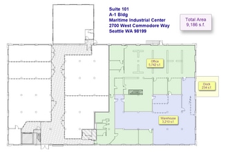 2700 W Commodore Way, Seattle, WA à louer Plan d’étage– Image 1 sur 28