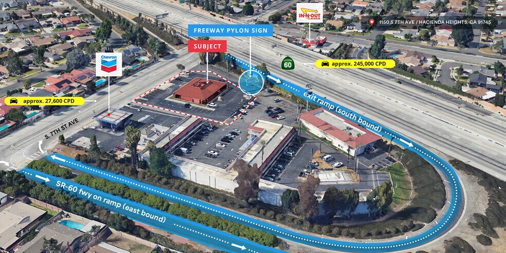 1150 S 7th Ave, Hacienda Heights, CA à louer - Photo de l’immeuble – Image 1 sur 2