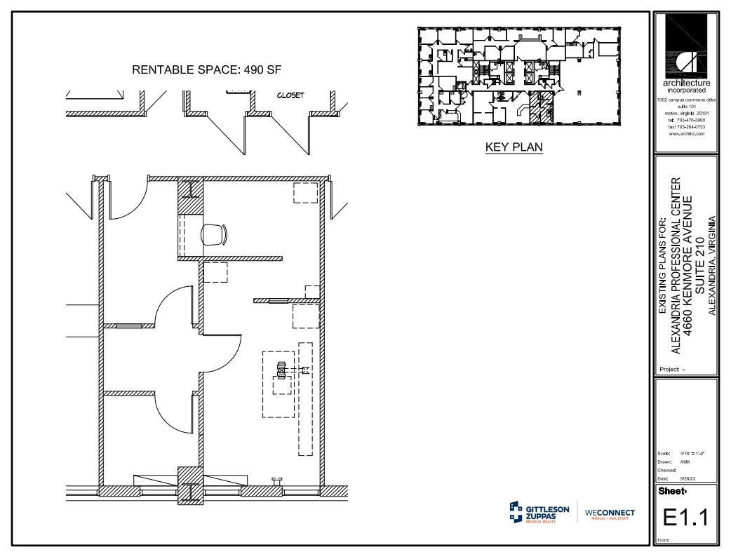 4660 Kenmore Ave, Alexandria, VA à louer Plan d’étage– Image 1 sur 1