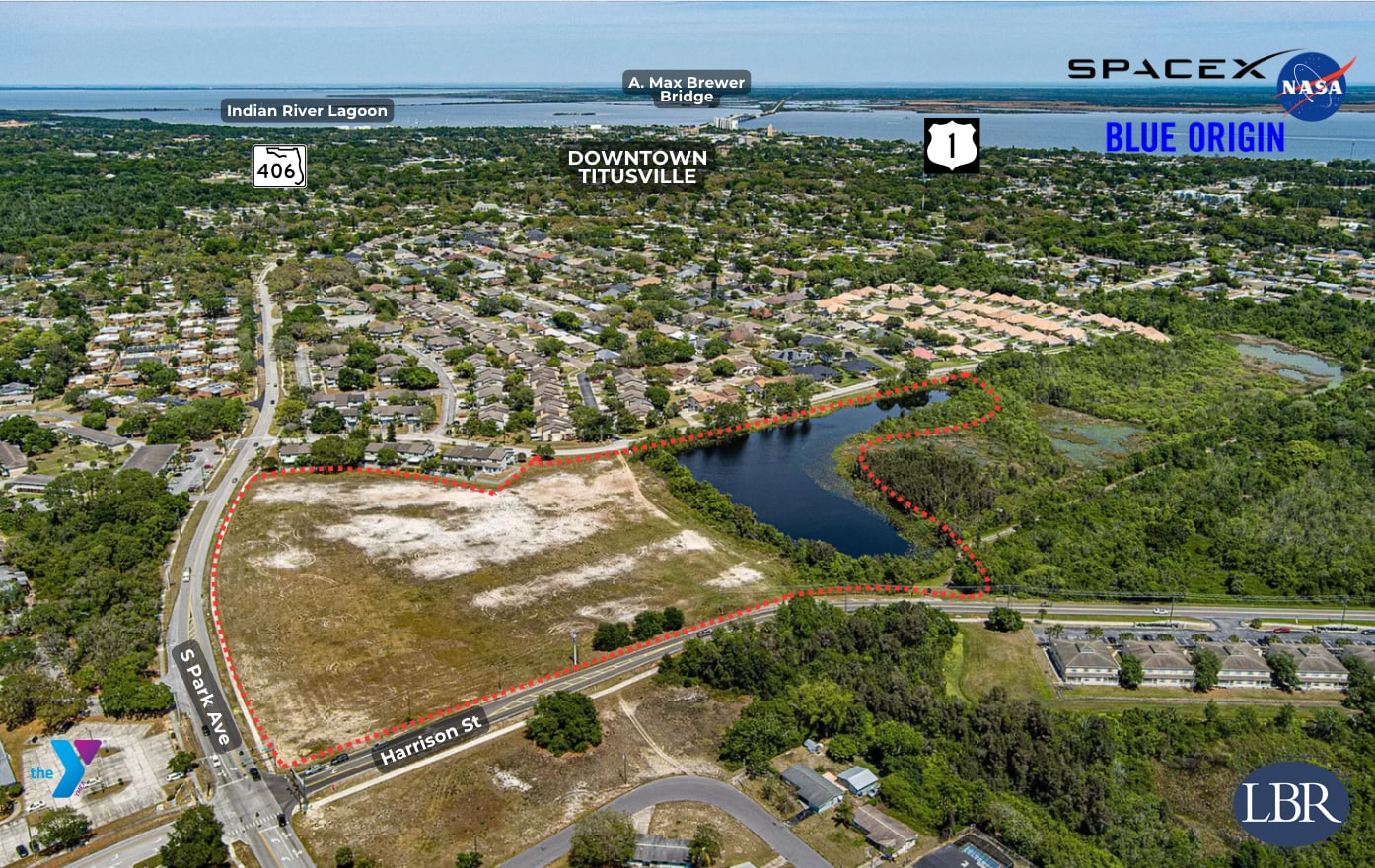 1925 S Park Ave, Titusville, FL à vendre Aérien– Image 1 sur 5