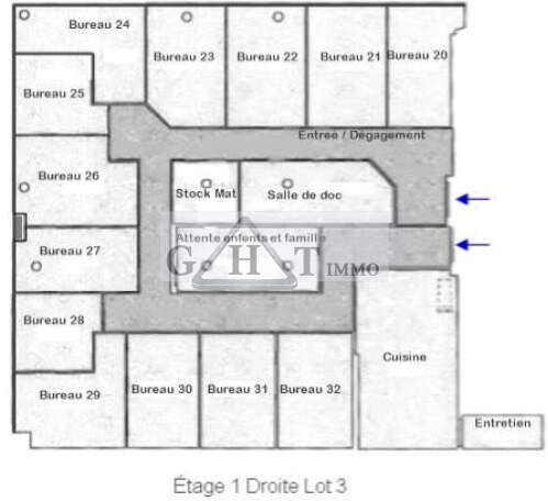 Bureau dans Grigny à vendre - Plan d’étage – Image 3 sur 8